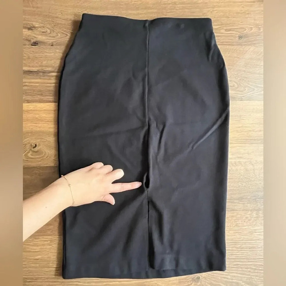 Pink Tartan Black Pencil Skirt - Picture 3 of 7